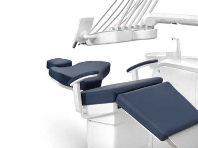 Ancar S-Line Knee Break Dental Chair with Whip Arm